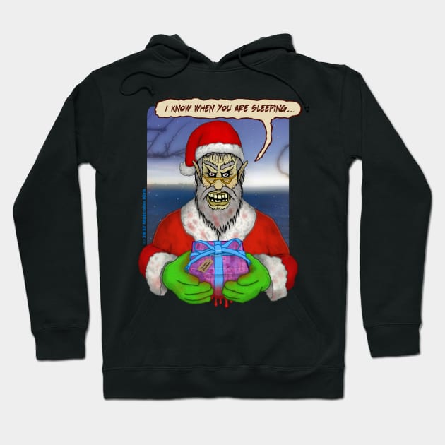 Evil Santa Hoodie by MalcolmKirk